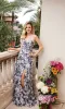Floral-Print Strapless Prom Dress: Ava Presley 40027 sold by PromGirl