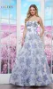 Long Print Prom Ball Gown: Colors Dress 3527 sold by PromGirl