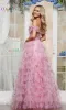 Ruffled Floral-Print Prom Ball Gown: Colors Dress 3504 sold by PromGirl