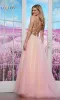 Strappy-Back Prom Ball Gown: Colors Dress 3497 sold by PromGirl