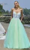 Strappy-Back Prom Ball Gown: Colors Dress 3497 sold by PromGirl