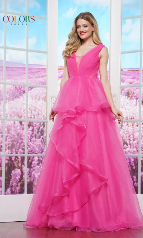 Long Prom Dress: Colors Dress 3490 sold by PromGirl