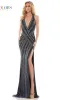 Backless Sequin Halter Prom Dress: Colors Dress K144 sold by PromGirl