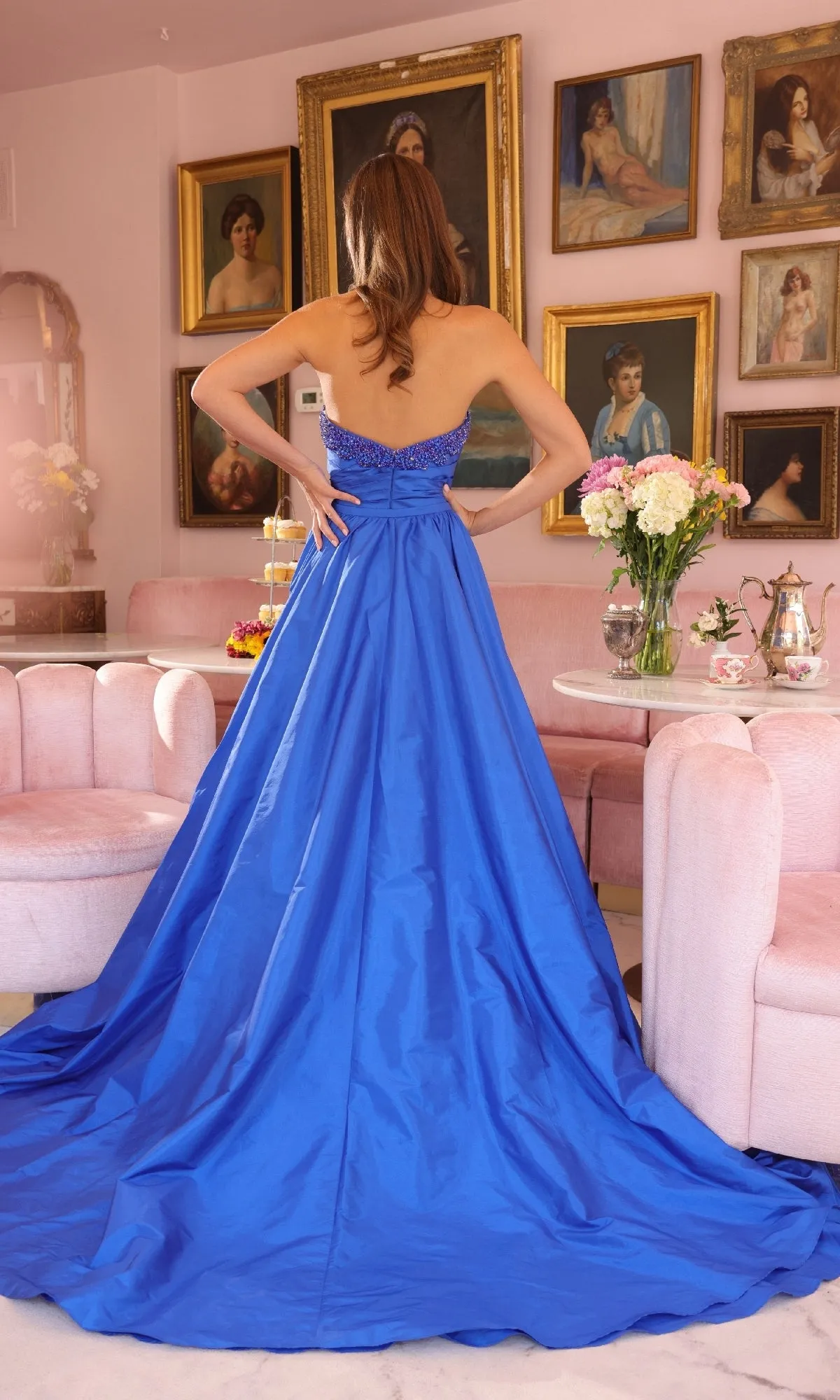 Long Strapless Prom Dress: Ava Presley 40523 sold by PromGirl product image thumbnail 3