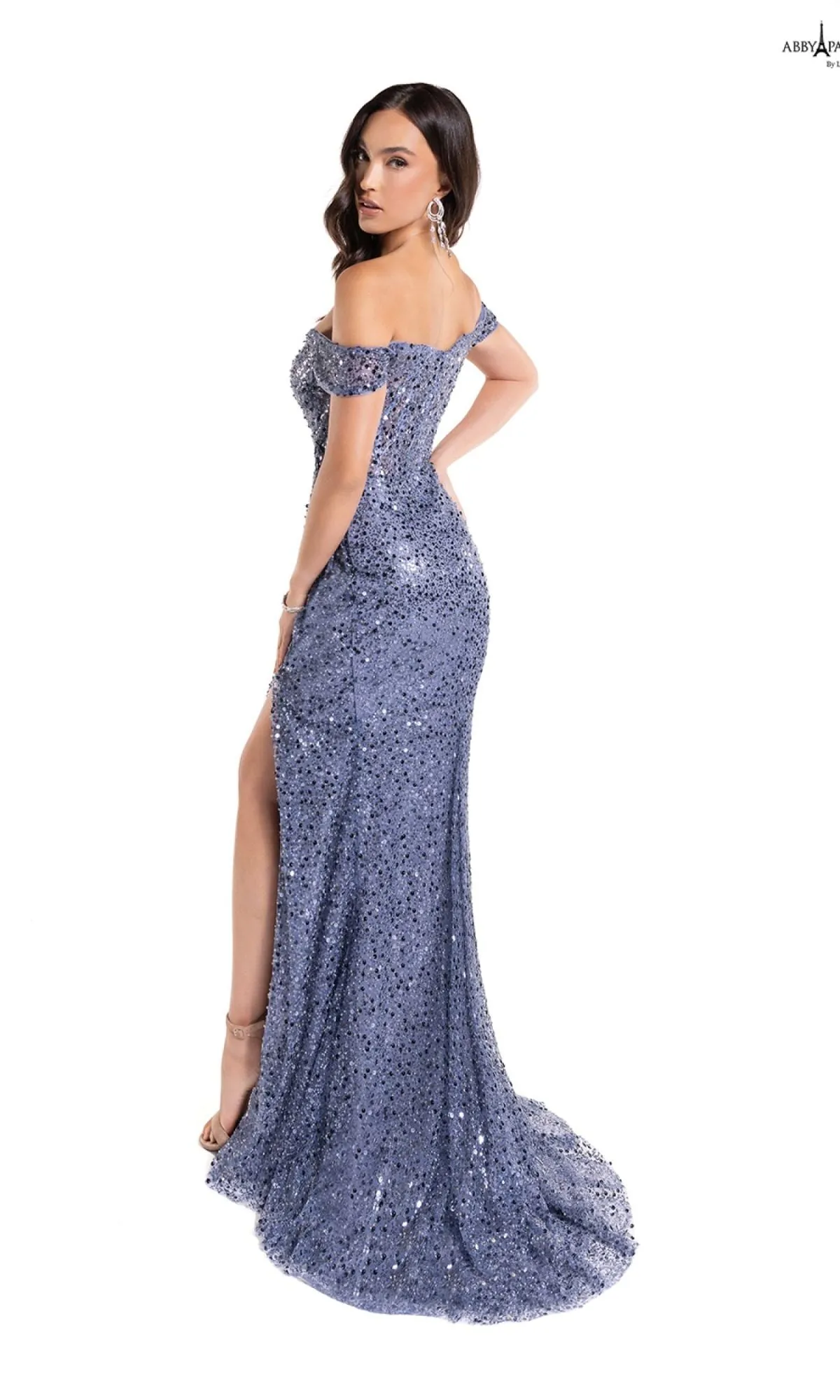 Long Sequin Prom Dress: Abby Paris 90177 sold by PromGirl product image thumbnail 4