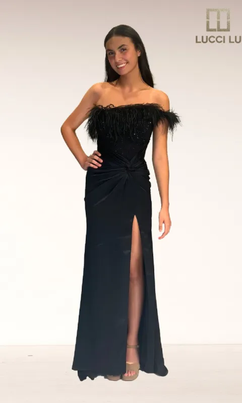 Long Prom Dress: Lucci Lu 1326 sold by PromGirl