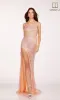 One-Shoulder Sequin Prom Dress: Lucci Lu 1333 sold by PromGirl