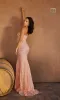 One-Shoulder Sequin Prom Dress: Lucci Lu 1333 sold by PromGirl