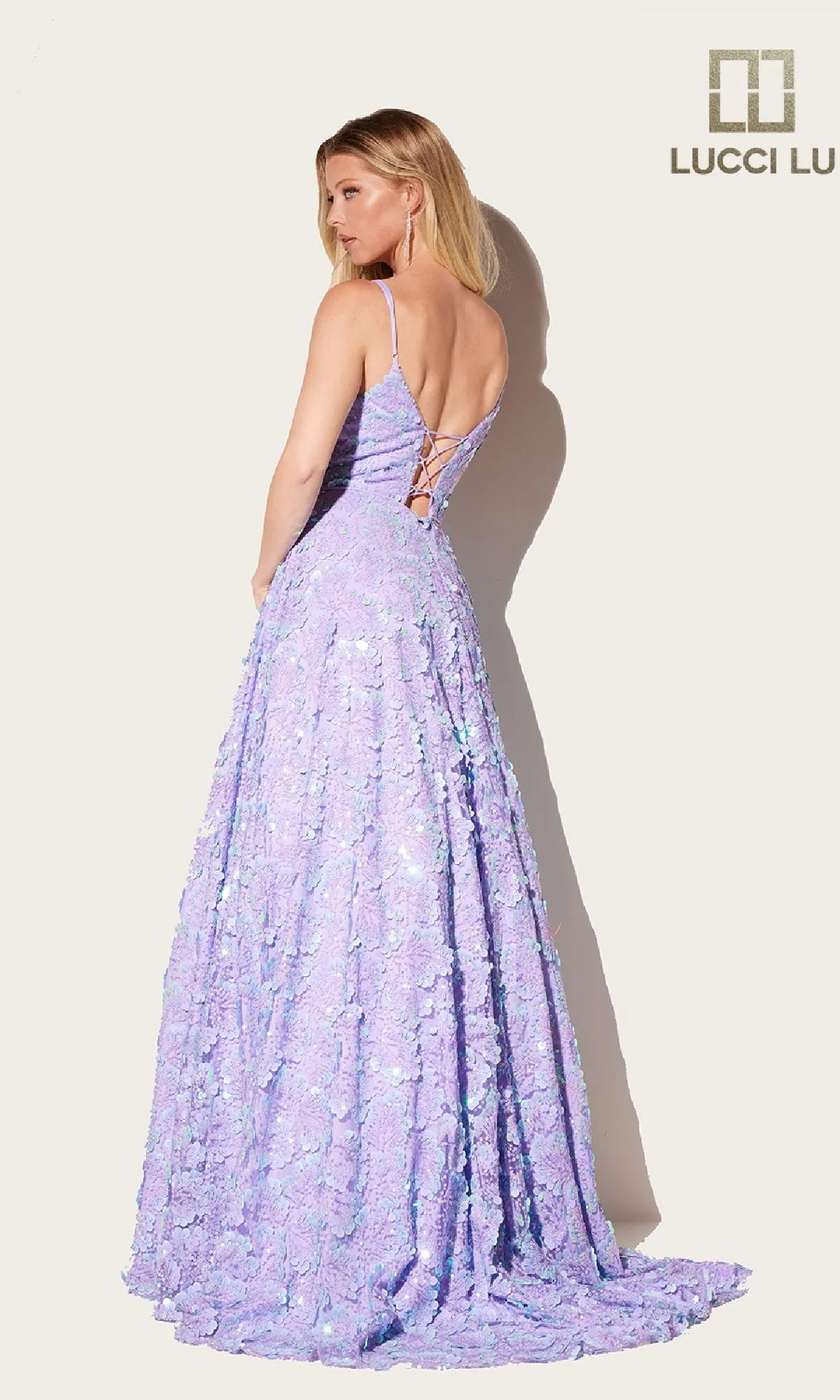 Long Prom Dress with Pockets: Lucci Lu 1325 sold by PromGirl product image thumbnail 2