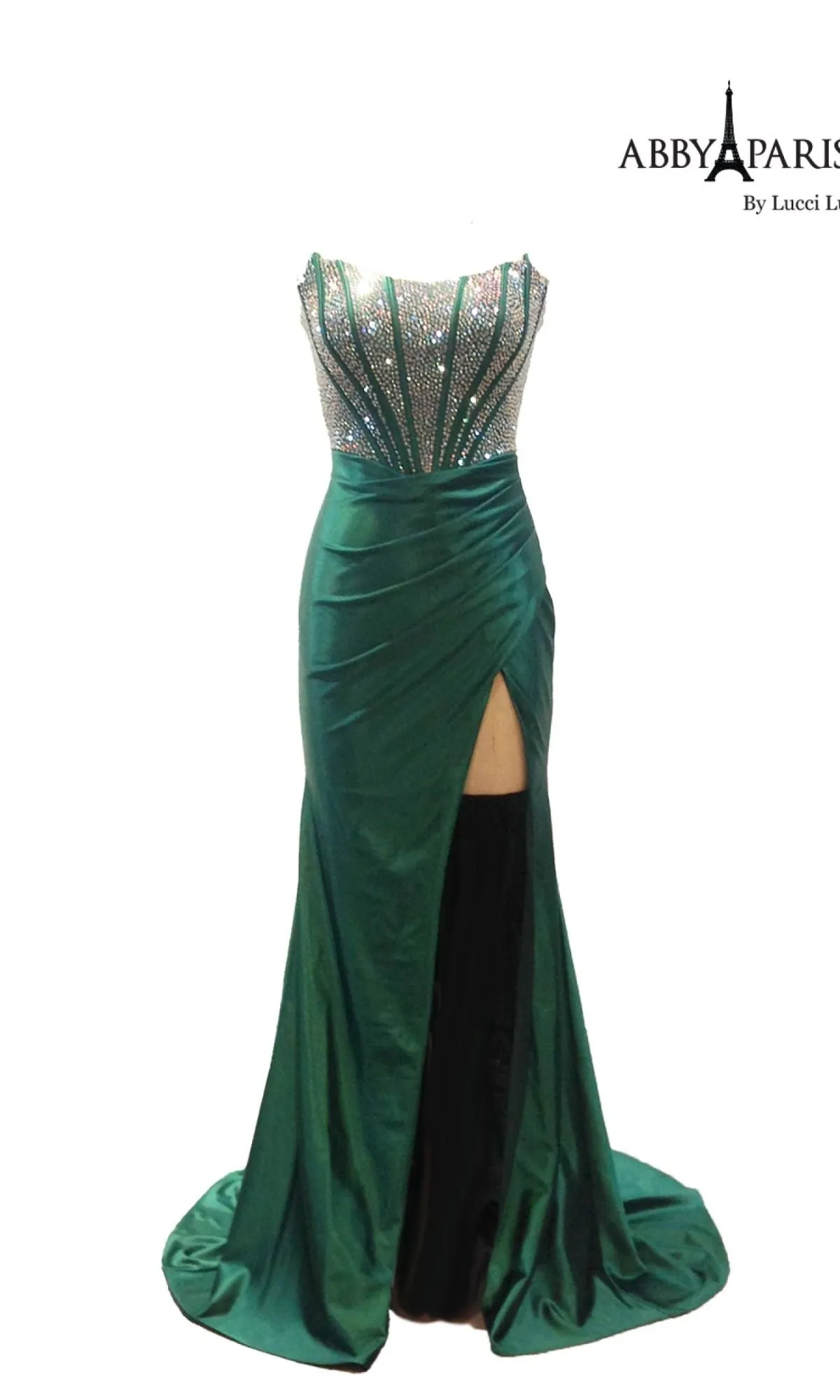 Strapless Long Prom Dress: Abby Paris 90255 sold by PromGirl product image thumbnail 4