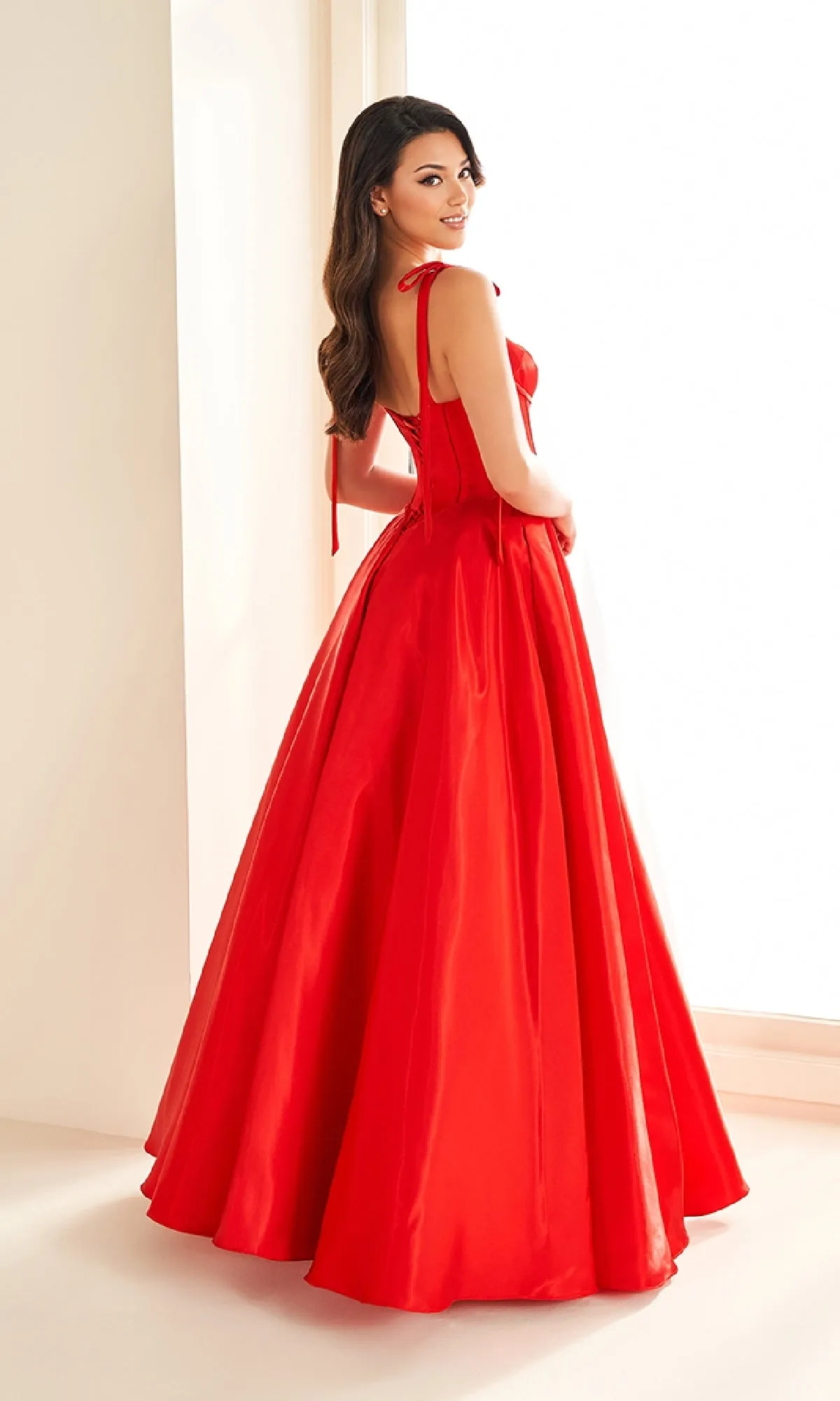Shoulder-Bows Prom Ball Gown: Ellie Wilde EW36210 sold by PromGirl product image thumbnail 2