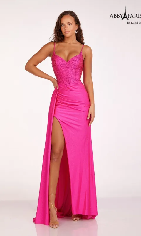 Long Prom Dress: Abby Paris 90231 sold by PromGirl