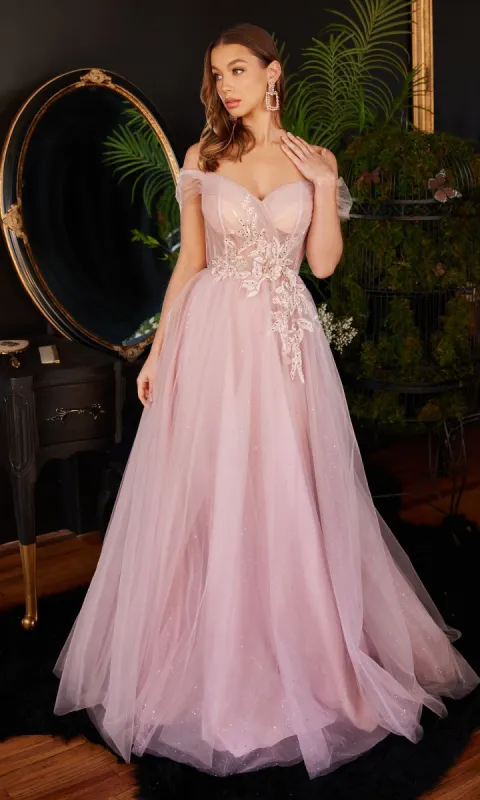Mauve Pink Long A-LIne Prom Dress CD3394 sold by PromGirl
