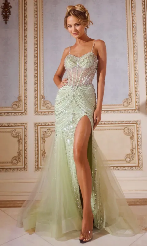 Long Prom Dress: Jovani 43189 sold by PromGirl