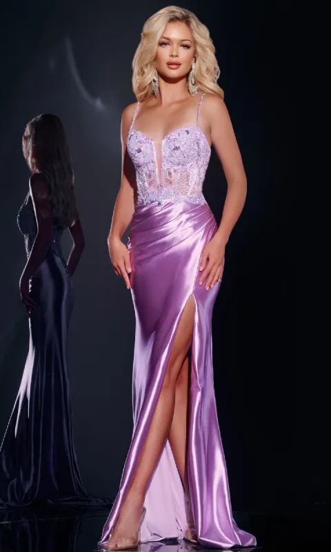 Long Prom Dress: Jovani 43569 sold by PromGirl