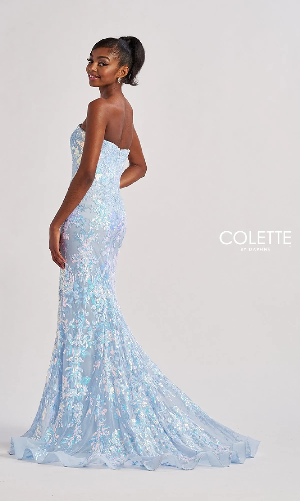 Long Prom Dress: Colette CL8440 sold by PromGirl product image thumbnail 2