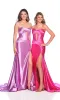 Strapless Corset Prom Dress: Dave and Johnny 11975 sold by PromGirl