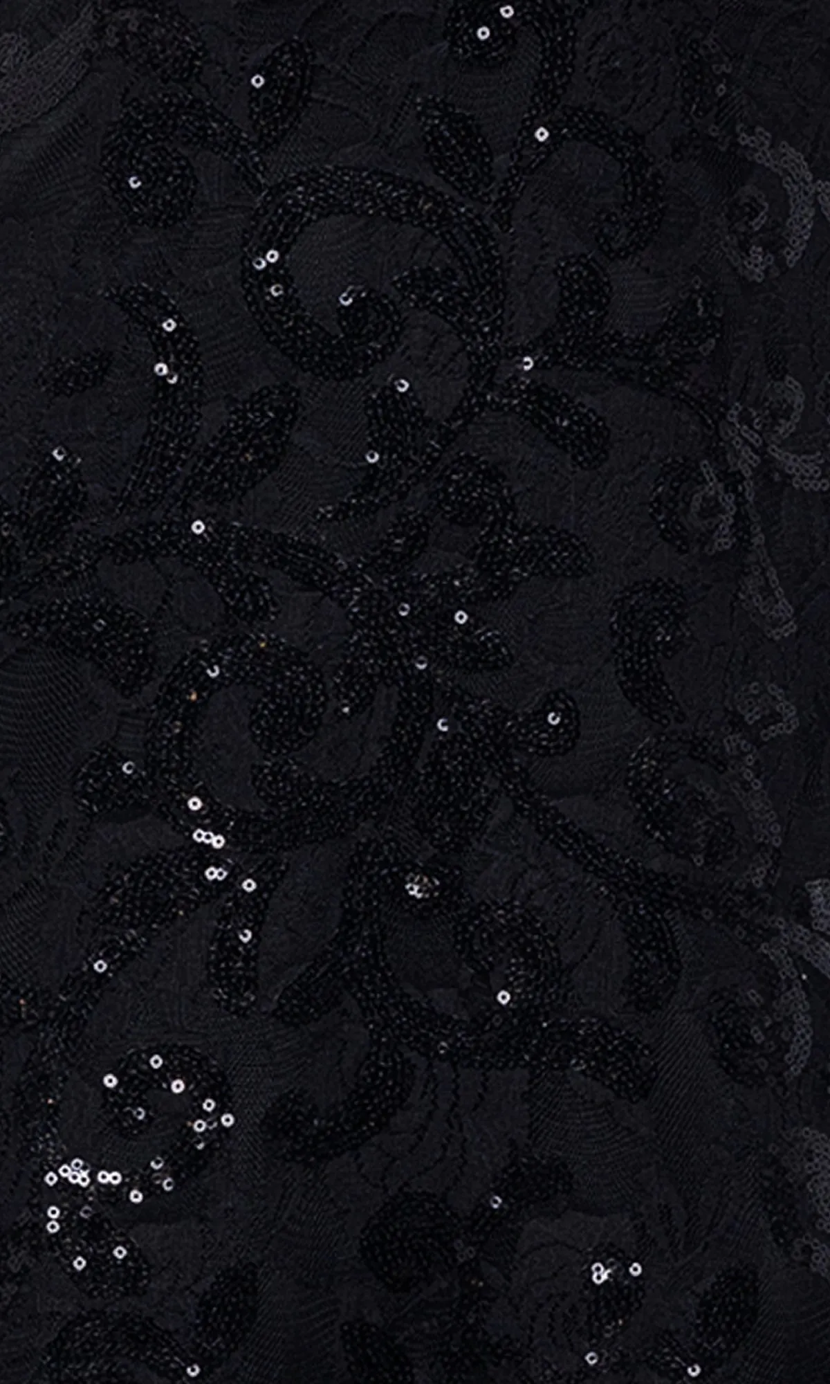 Black Sequin-Print Prom Dress: Blondie Nites 5213BN sold by PromGirl product image thumbnail 3