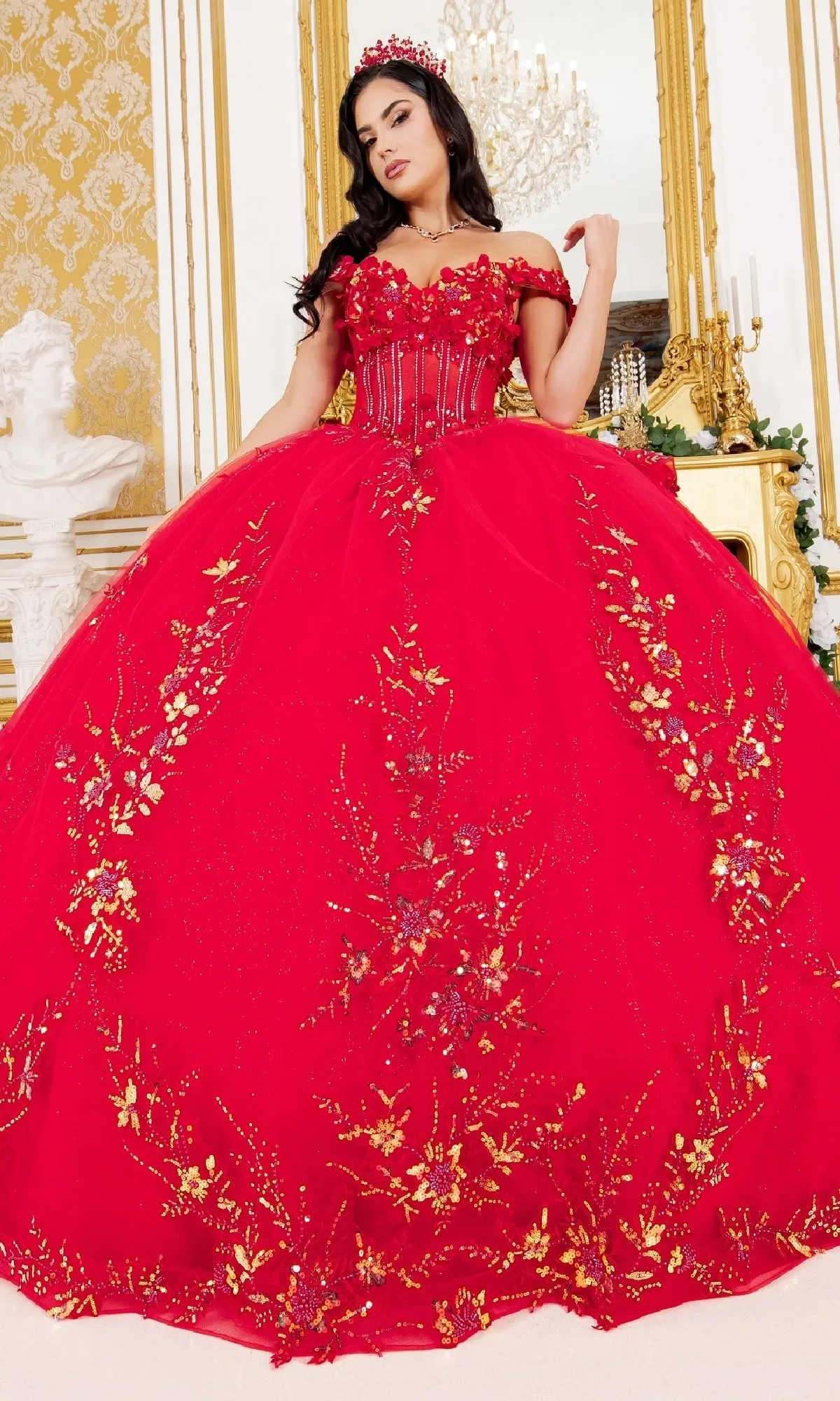 Quinceanera Dress: Cinderella Couture 8160J sold by PromGirl product image thumbnail 4