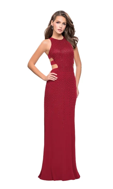 Long Prom Dress: La Femme 22287 sold by PromGirl