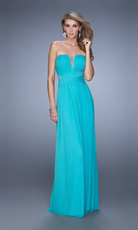 Long Prom Dress: La Femme 21483 sold by PromGirl