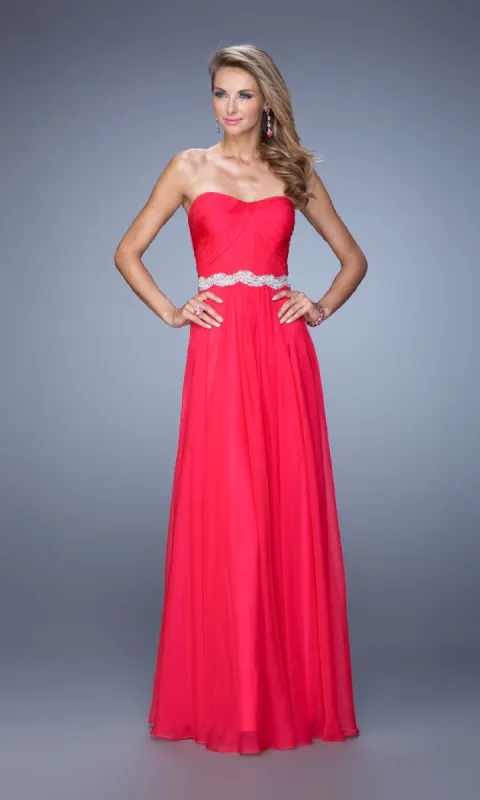 Long Prom Dress: La Femme 21218 sold by PromGirl