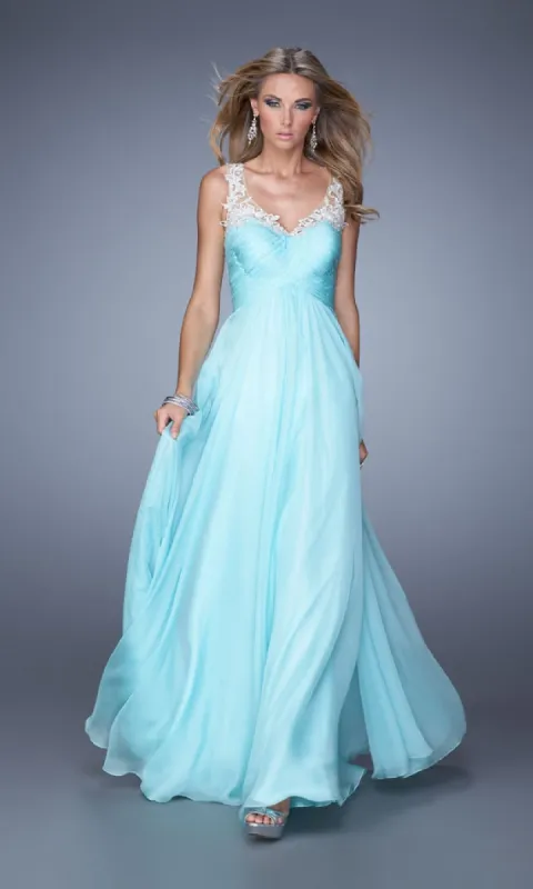 Long Prom Dress: La Femme 21130 sold by PromGirl
