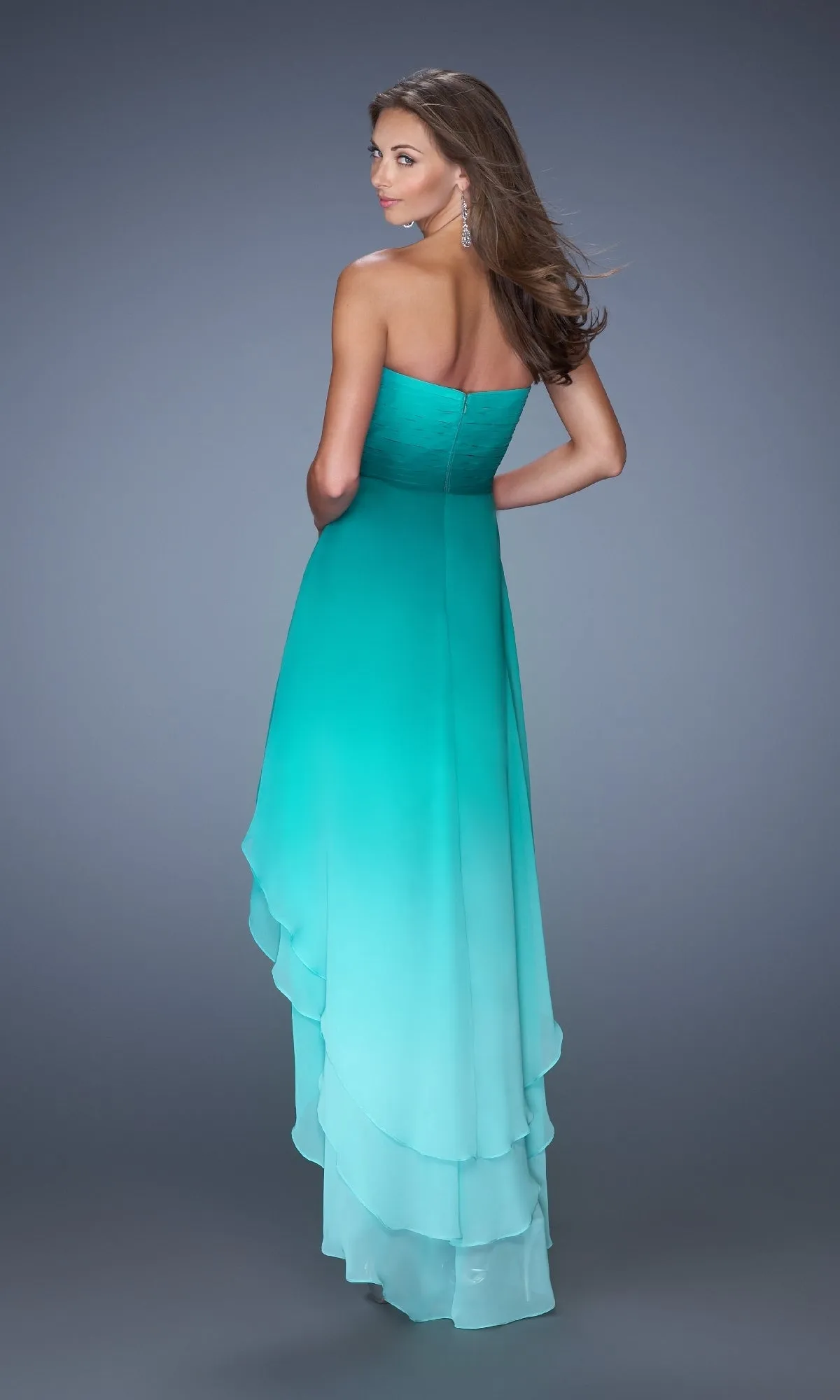 High-Low Prom Dress: La Femme 19467 sold by PromGirl product image thumbnail 2