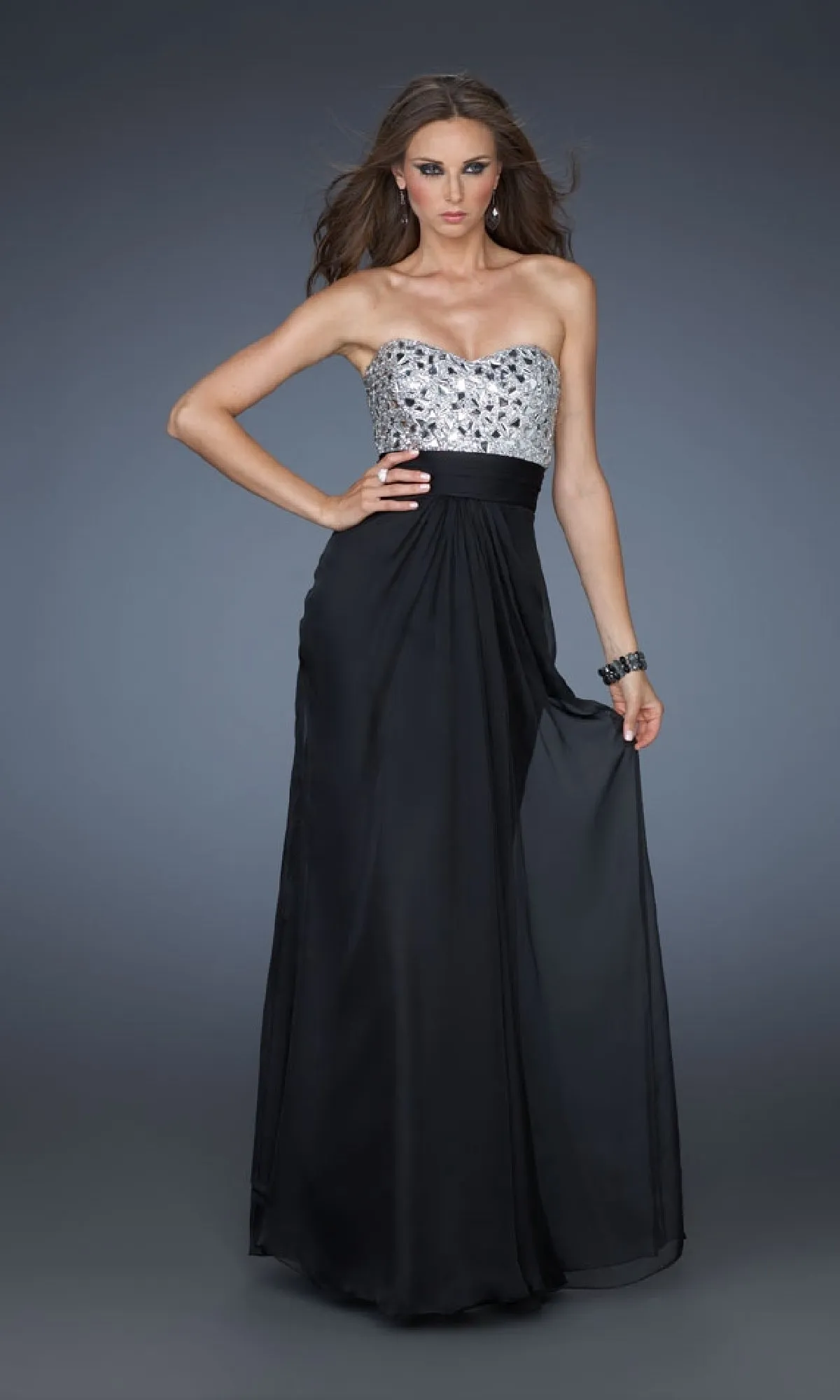 Strapless Long Prom Dress: La Femme 17909 sold by PromGirl product image thumbnail 4