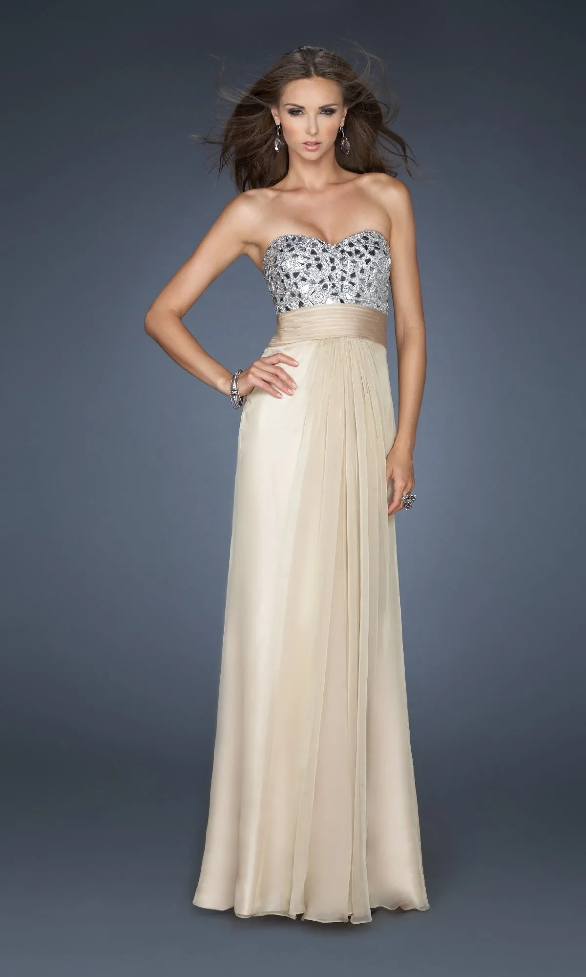 Strapless Long Prom Dress: La Femme 17909 sold by PromGirl product image thumbnail 5