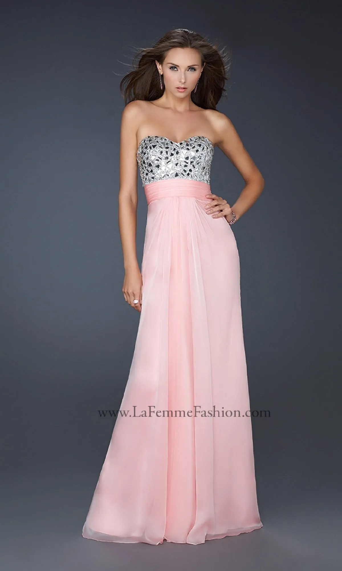 Strapless Long Prom Dress: La Femme 17909 sold by PromGirl product image thumbnail 3