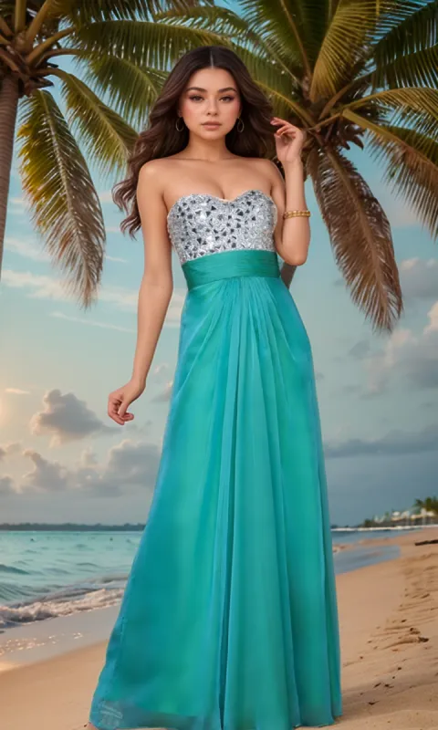 Strapless Long Prom Dress: La Femme 17909 sold by PromGirl