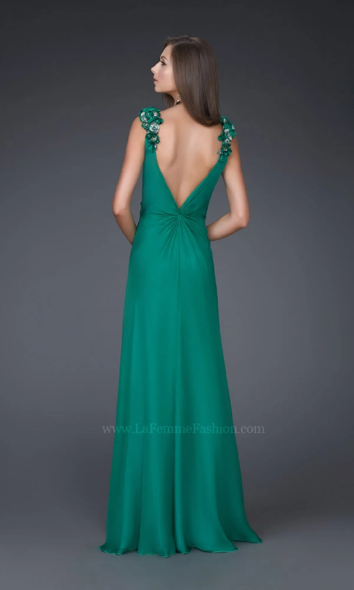 Long Evening Gown: La Femme 16686 sold by PromGirl product image thumbnail 2