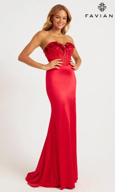 Long Prom Dress: Faviana 11248 sold by PromGirl