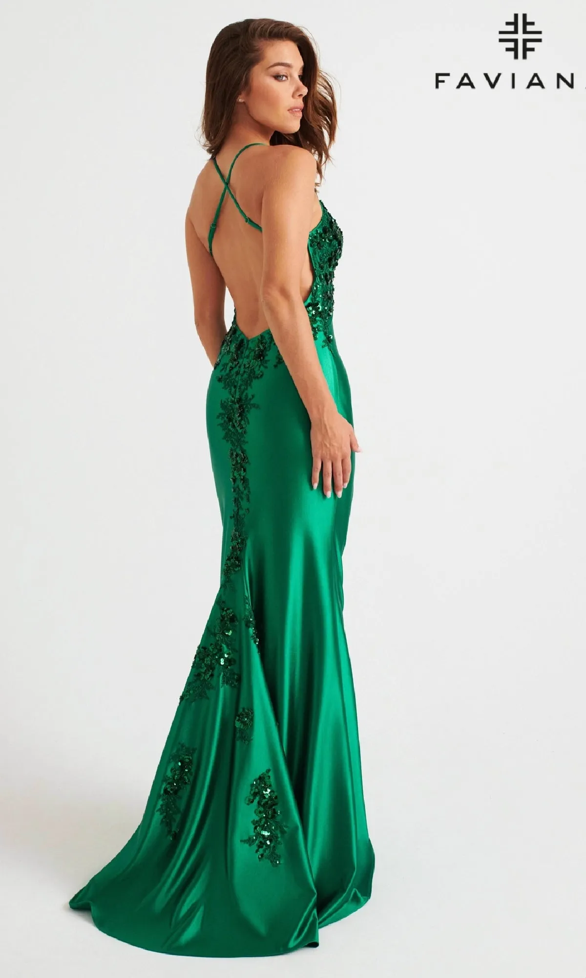 Long Prom Dress: Faviana 11247 sold by PromGirl product image thumbnail 3