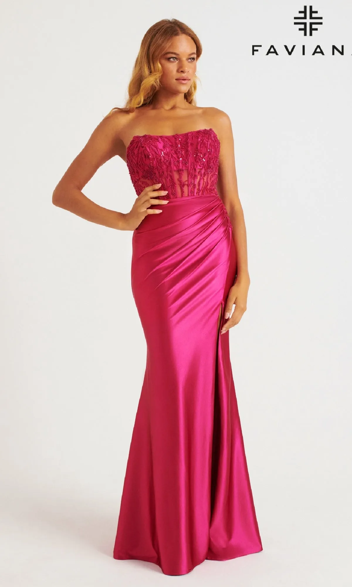 Long Prom Dress: Faviana 11246 sold by PromGirl product image thumbnail 3