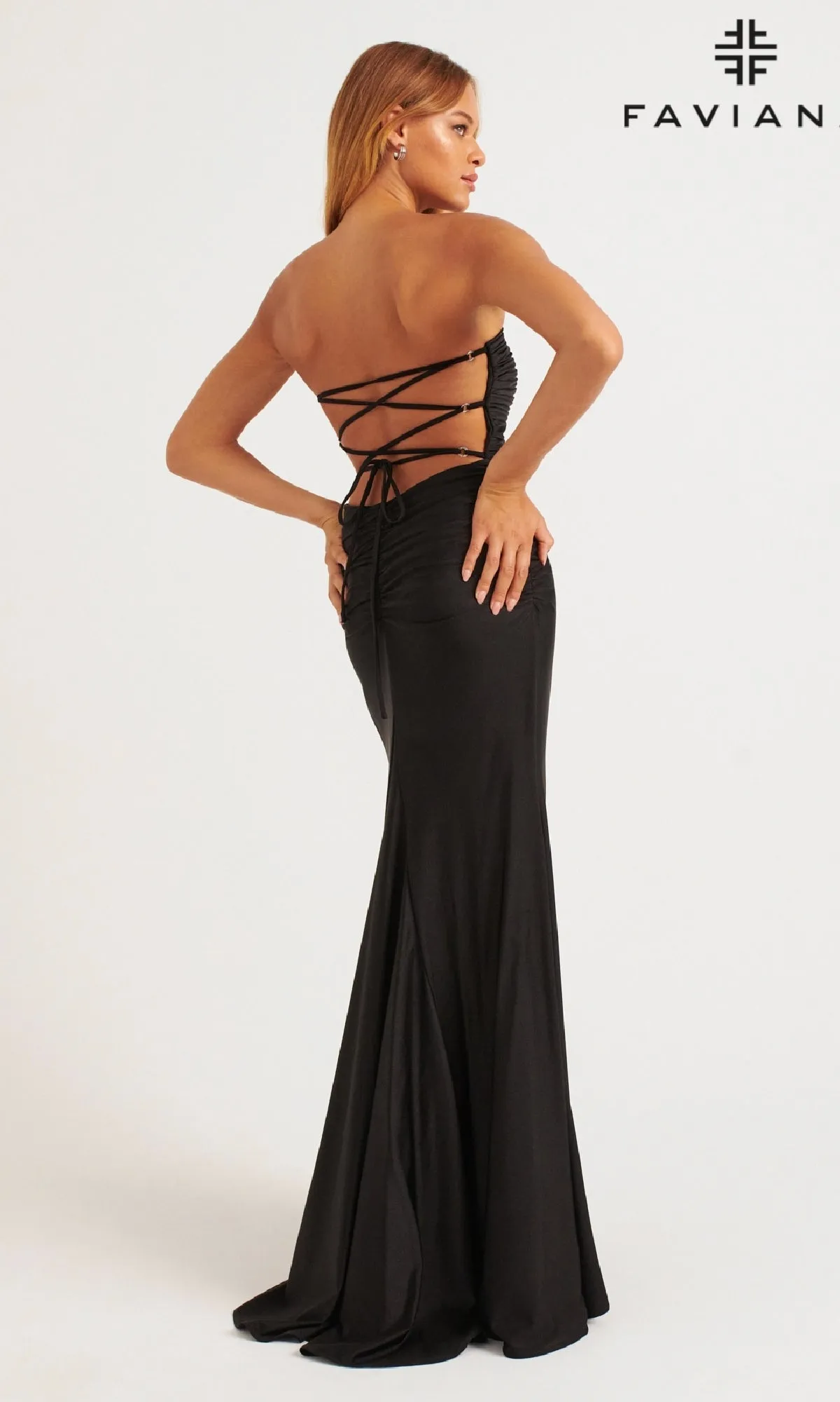 Long Prom Dress: Faviana 11266 sold by PromGirl product image thumbnail 4