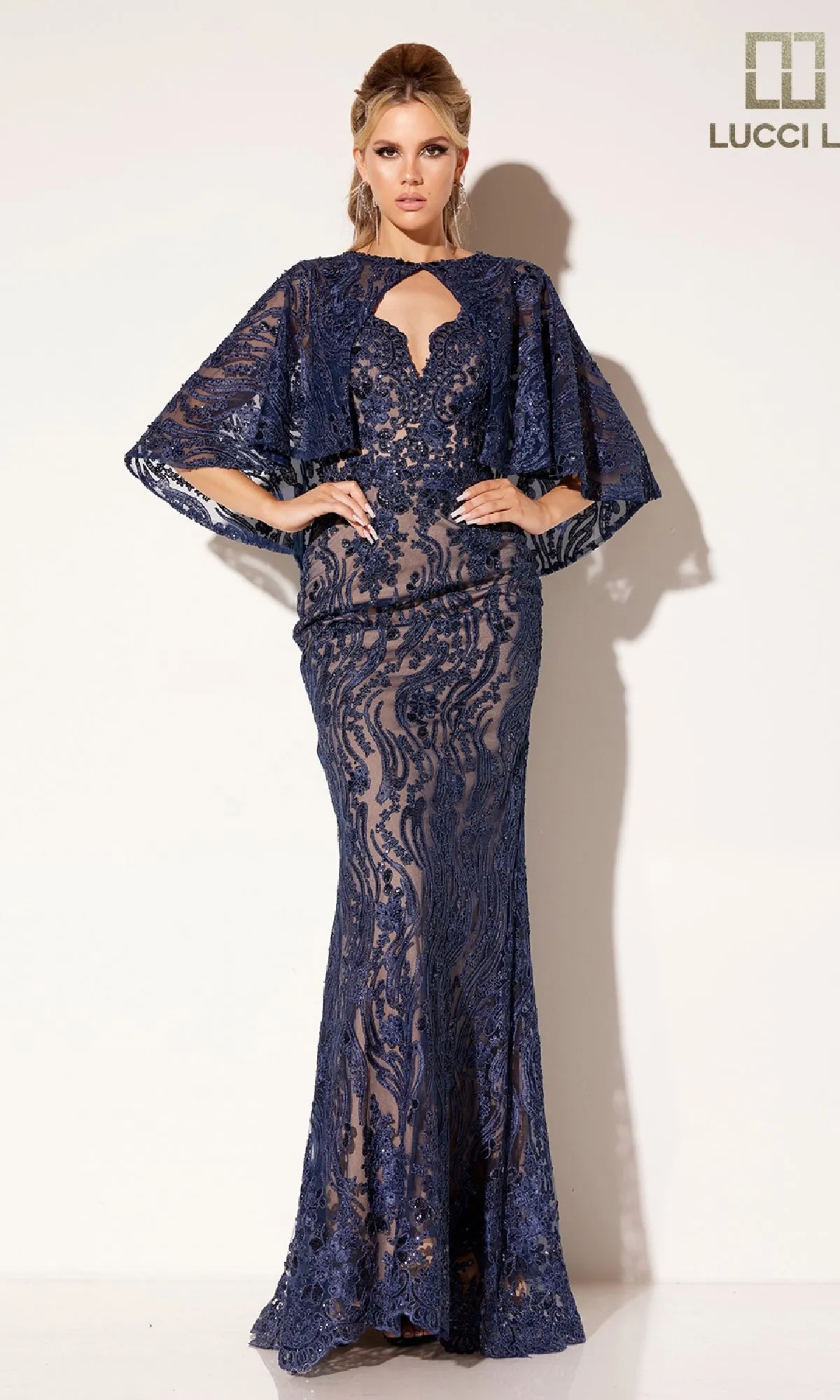 Long Formal Dress: Lucci Lu C8086 sold by PromGirl product image thumbnail 3