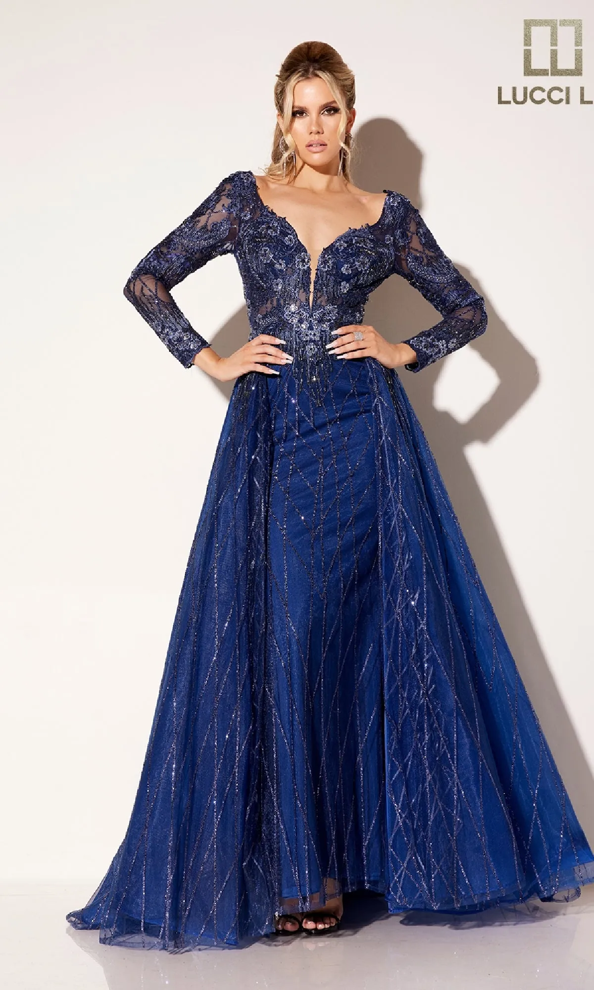 Long Prom Dress: Lucci Lu C8076 sold by PromGirl