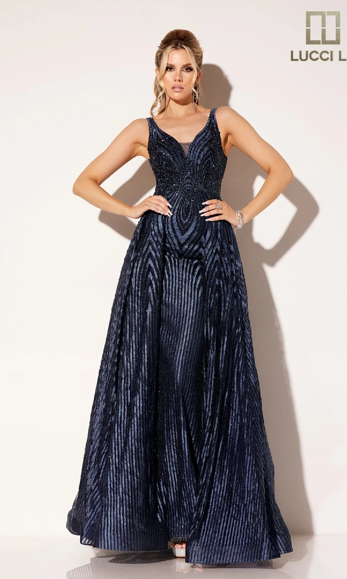 Long Prom Dress: Lucci Lu C8074 sold by PromGirl