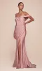 Off-the-Shoulder Long Prom Dress: Ladivine CD790 sold by PromGirl