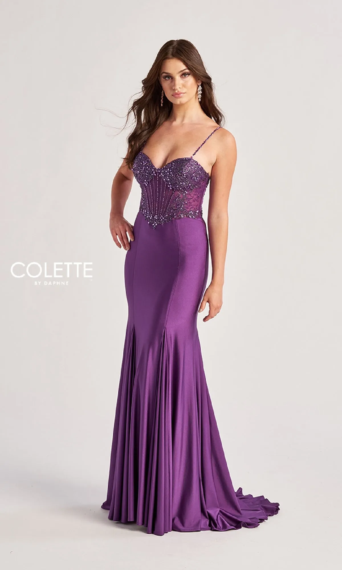 Long Prom Dress: Colette CL8515 sold by PromGirl product image thumbnail 3