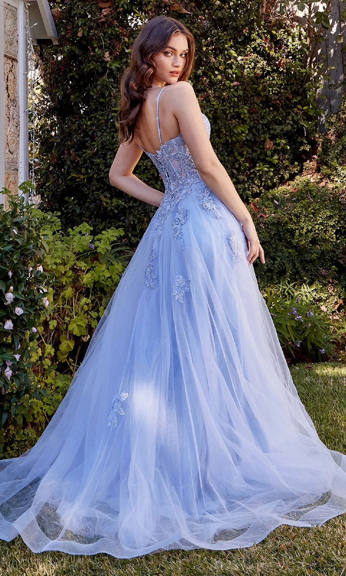 Embroidered Long Prom Dress: Andrea & Leo A1417 sold by PromGirl product image thumbnail 2