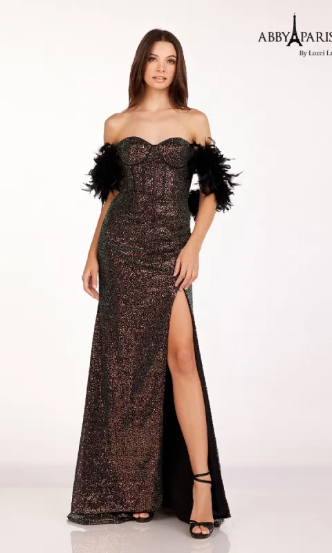 Long Prom Dress: Abby Paris 90254 sold by PromGirl