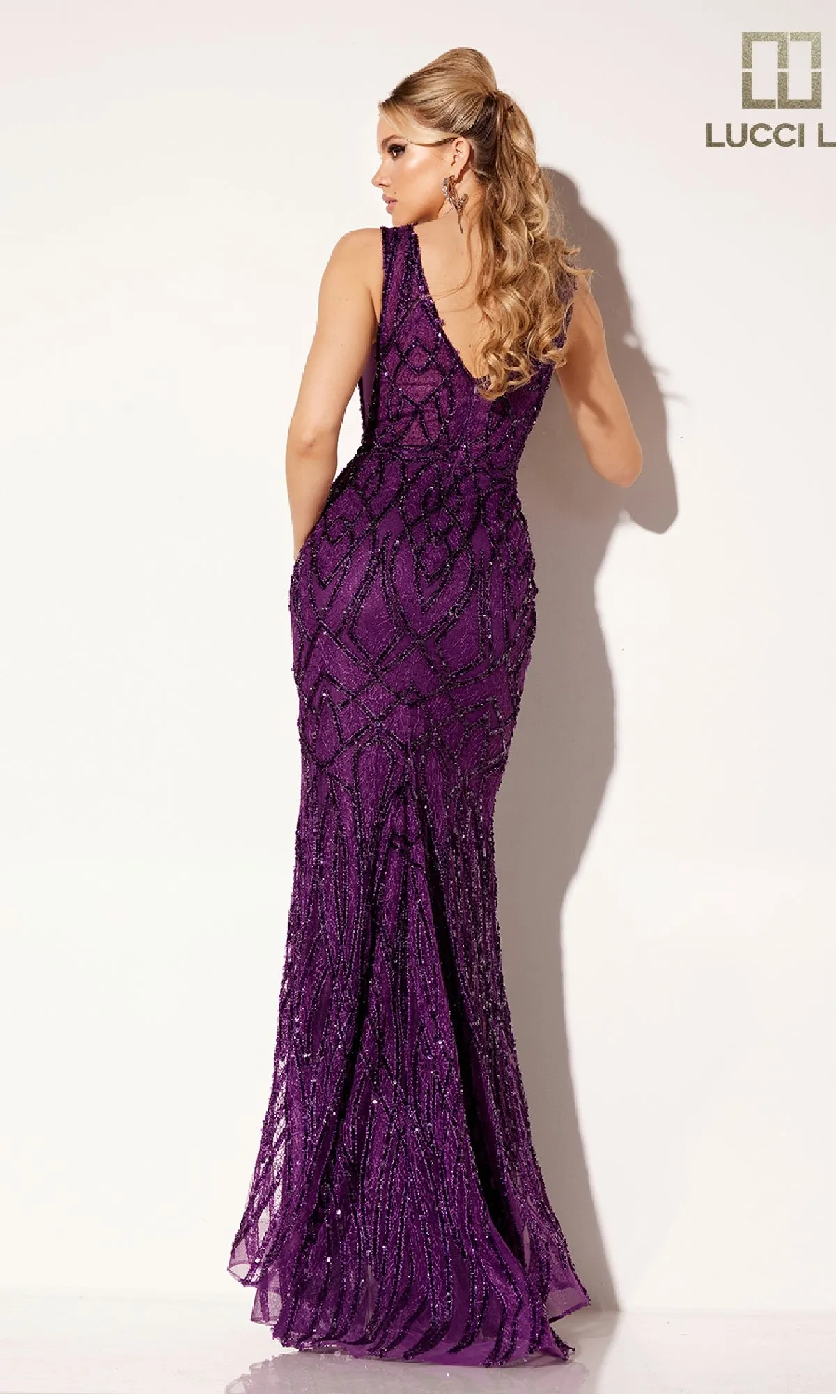 Long Formal Dress: Lucci Lu C8109 sold by PromGirl product image thumbnail 3