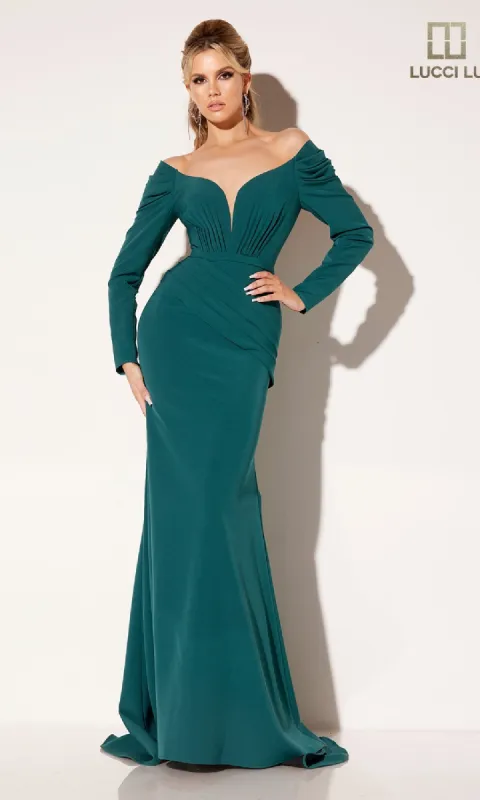 Long Formal Dress: Lucci Lu C8102 sold by PromGirl