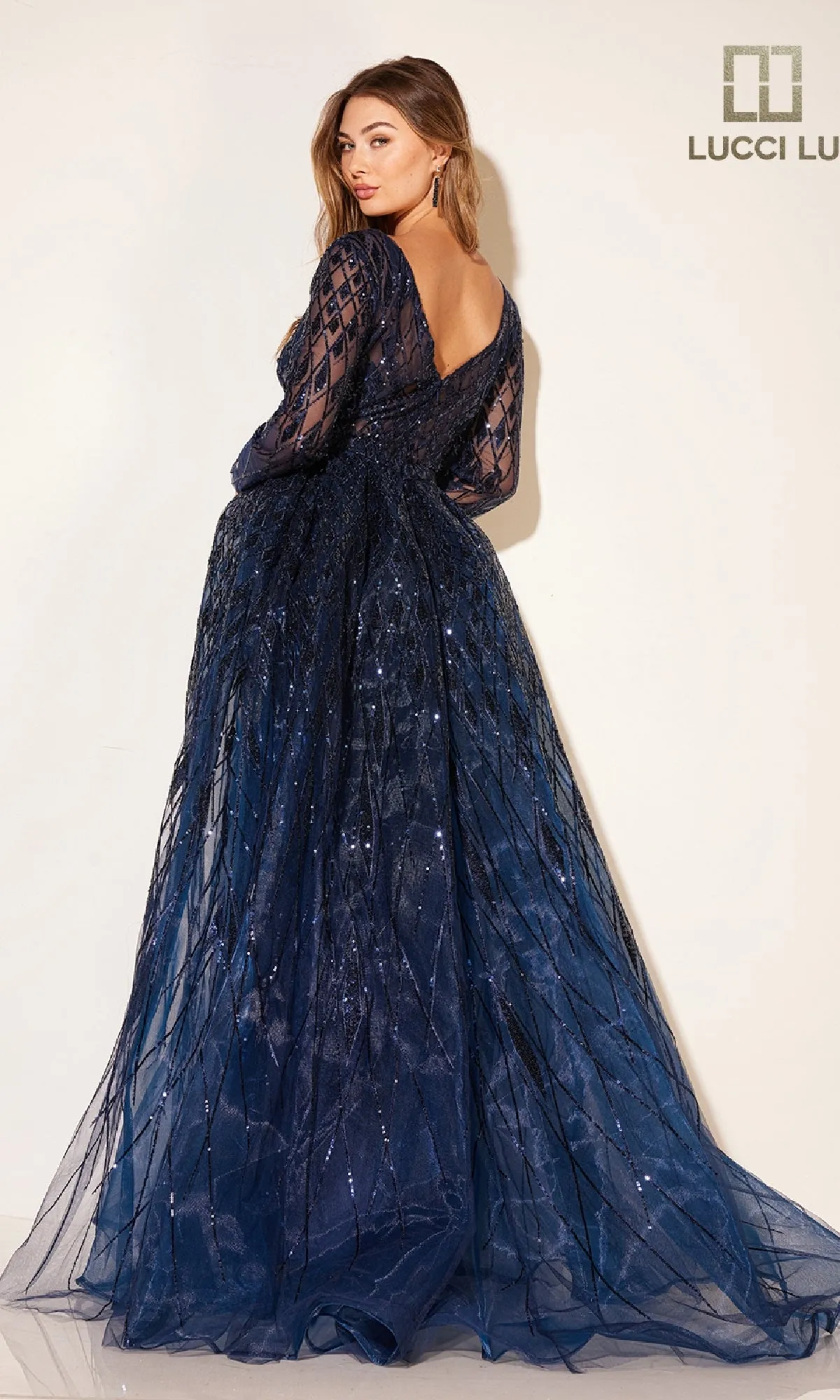 Long Formal Dress: Lucci Lu C8095 sold by PromGirl product image thumbnail 4