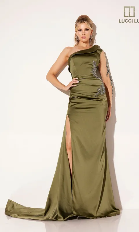 Long Formal Dress: Lucci Lu C8094 sold by PromGirl