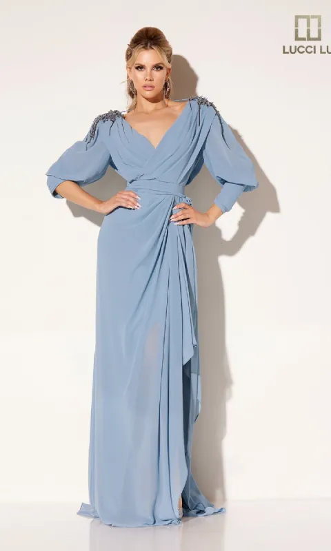 Long Formal Dress: Lucci Lu C8092 sold by PromGirl