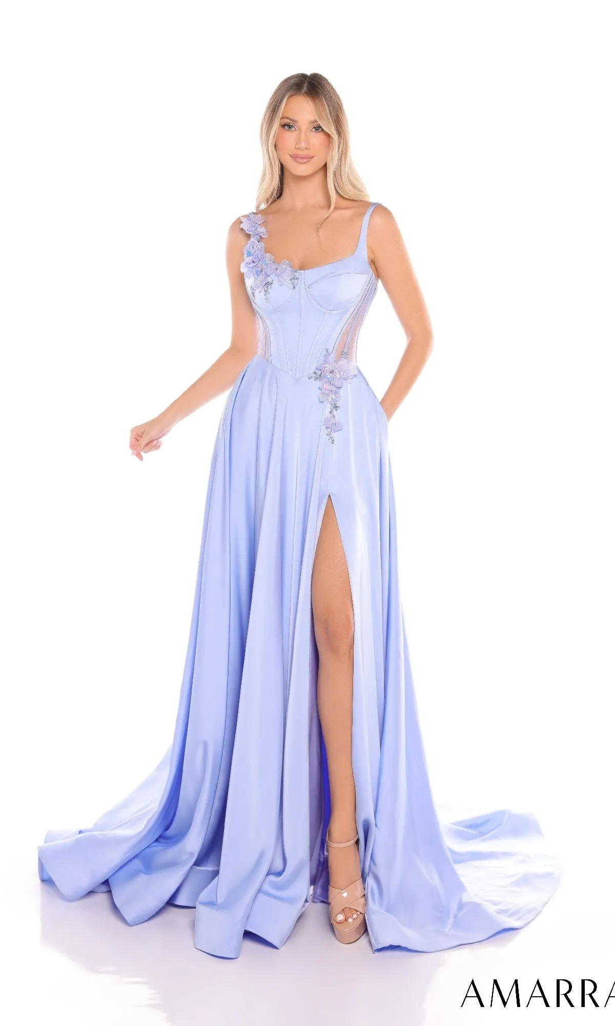 Long Prom Dress: Amarra 88214 sold by PromGirl product image thumbnail 4